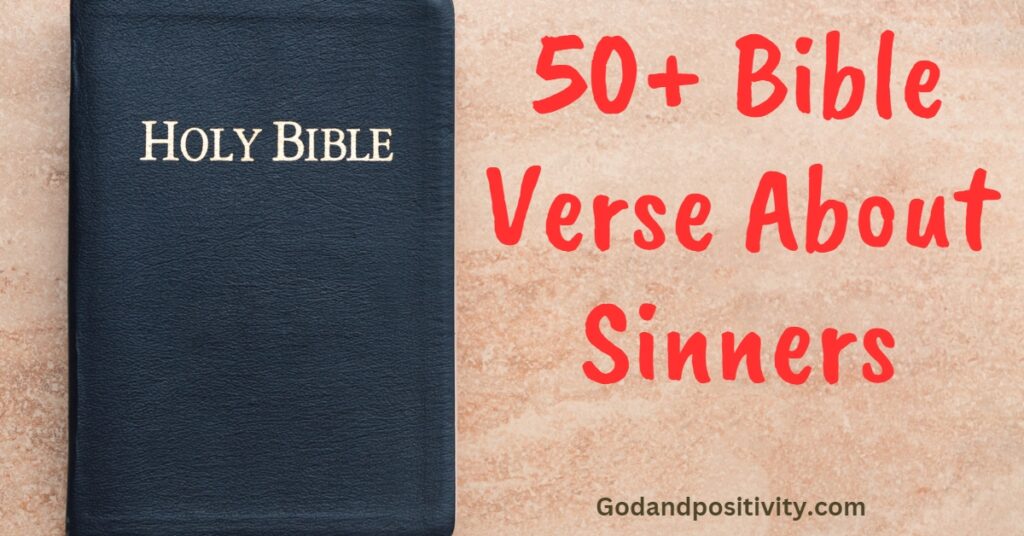 Bible Verse About Sinners