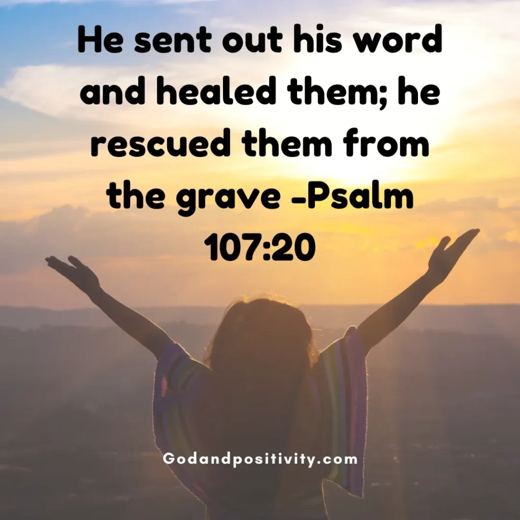 Bible Verses For Healing And Deliverance