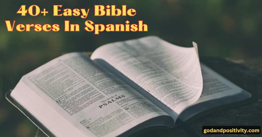 Bible Verses In Spanish