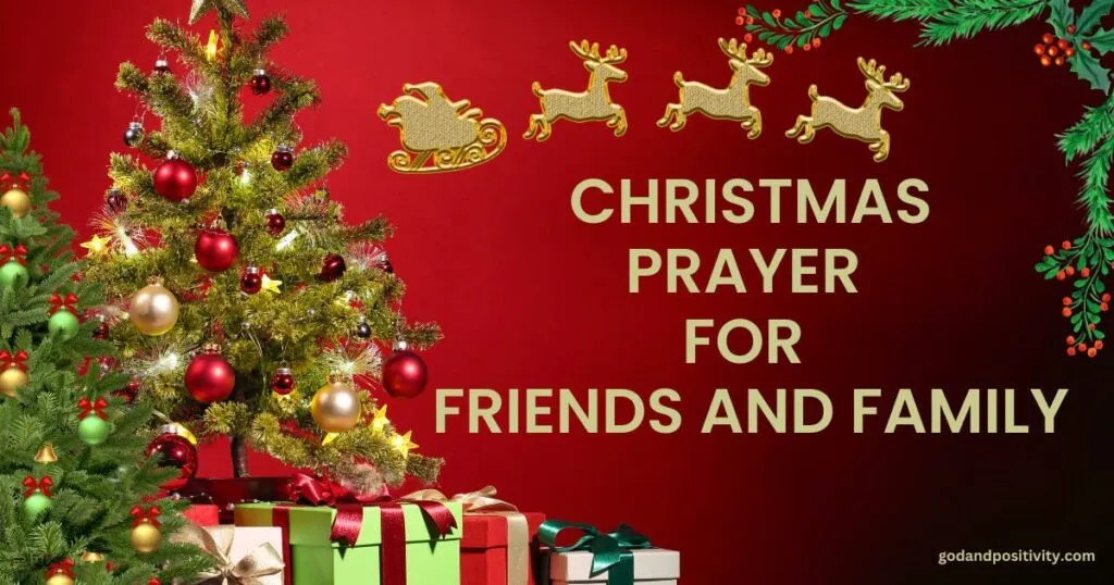 Christmas Dinner Prayer for friends and family